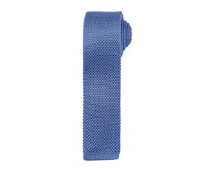 Premier Mens Slim Textured Knit Effect Tie (Pack Of 2) (Mid Blue) - RW6946