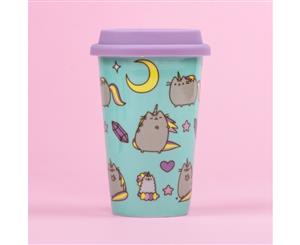 Pusheen - Ceramic Travel Mug - Pattern