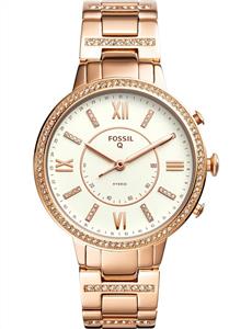 Q Virginia Rose Gold-Tone Hybrid Smartwatch