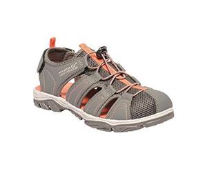 Regatta Womens/Ladies Westshore Sandals (Granite/Neon Peach) - RG4128