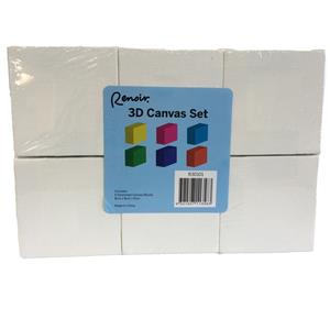 Renoir 3D Canvas Block Set - 6 Pack