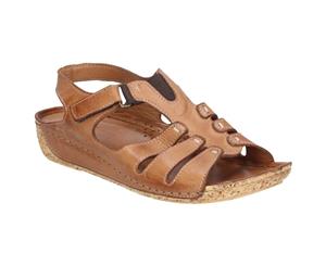 Riva Womens/Ladies Verna Touch Fastening Sandal (Tan) - FS6296