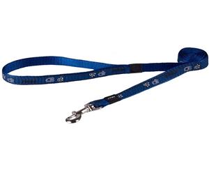 Rogz Scooter Lead - Medium (1.4m) - Navy Paw