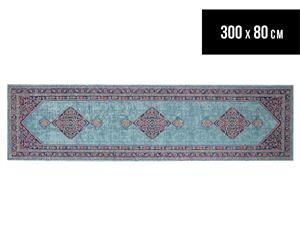 Rug Culture 300x80cm Eternal Rug - Blue