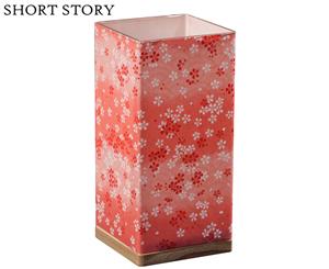 Short Story Kami Lamp - Blossom Red