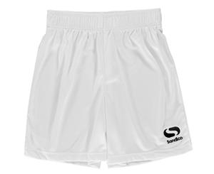 Sondico Boys Core Football Shorts Pants Bottoms Junior - White - White