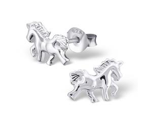 Sterling Silver Unicorn Ear Studs