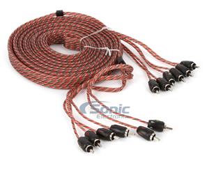 Stinger SI4620 6-Channel RCA Audio Signal Cable