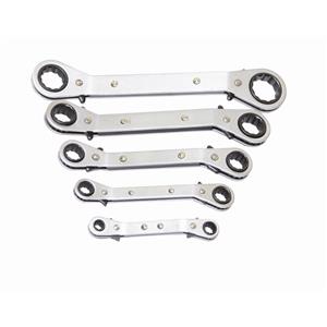 Supatool 5 Piece Imperial Ratchet Ring Spanner Set