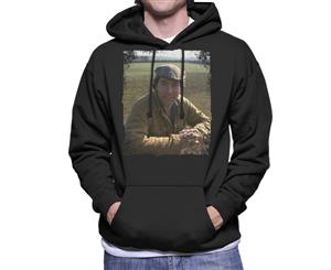 TV Times Jack Sugden As Played By Clive Hornby Emmerdale Men's Hooded Sweatshirt - Black