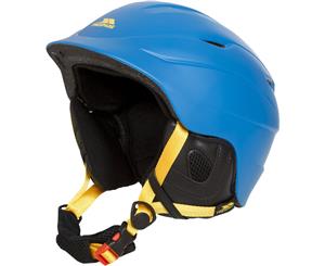 Trespass Mens Buntz Ventilated Adjustable Safety SnowSki Sports Helmet - Blue / Orange