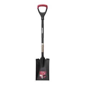 Trojan Fibreglass D Handle PowerStep Garden Spade