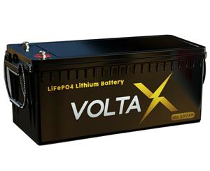 VoltaX 12V 200Ah Lithium Iron Battery LiFePO4 Deep Cycle 4WD RV Solar Caravan