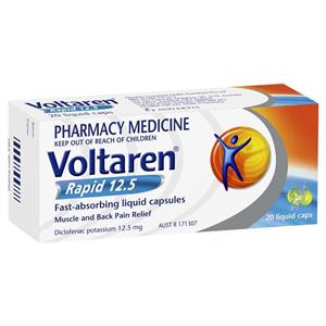 Voltaren Rapid 12.5mg Liquid Capsules 20