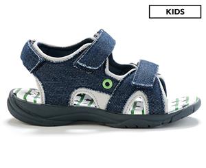 Walnut Melbourne Boys' Bounce Sandals - Dark Denim