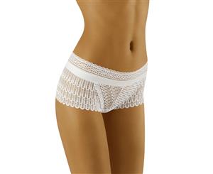 Wolbar Riki Lace Boyshort - White