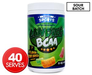 Yummy Sports Candies BCAA Sour Batch 40 Serves