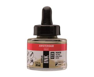 815 - Talens Amsterdam Acrylic Ink 30ml Pewter