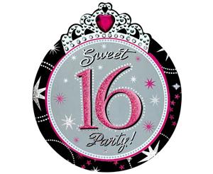 Amscan Sweet 16 Invitations (Pack Of 8) (Multicoloured) - SG11342