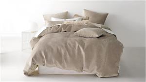 Anya Nude Queen Quilt Cover Set