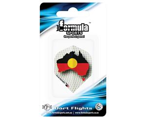 Australian Aboriginal Flag Dart Flights set of 3 Aussie