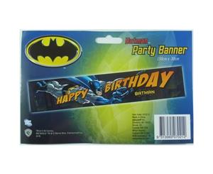 Batman Banner 'Happy Birthday'