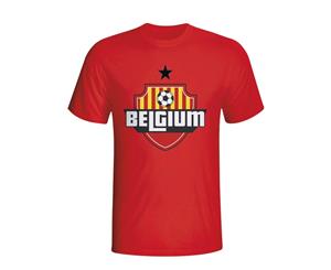 Belgium Country Logo T-shirt (red)