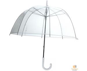 Birdcage Clear Dome Transparent Umbrella - Clear