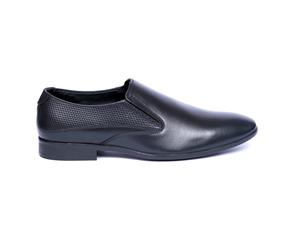 Bladen - Men's Leather Slip-on Shoes in Black