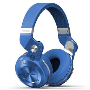 Bluedio T2S Wireless Headphones Bluetooth 4.1 Stereo Headsets with Mic - Blue