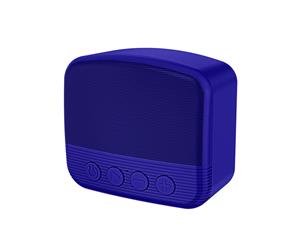 Bluetooth V5.0 Portable Speaker Wireless Handsfree Usb Tf Aux - Blue