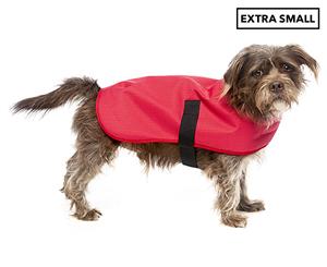 Bone Designs X-Small Oxford Splashproof Coat - Red