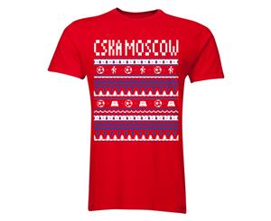 CSKA Moscow Christmas T-Shirt (Red)