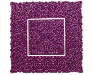 Cheery Lynn Designs Doily Die-Fleur De Lis Square 4.125&quotX4.125"