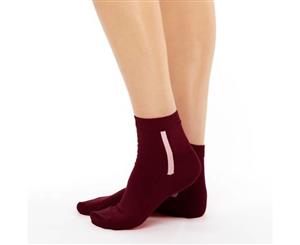 Chusette Warm Cotton Luxury Long Socks - Burgundy