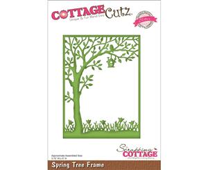 CottageCutz Elites Die -Spring Tree Frame 3.75&quotX5"