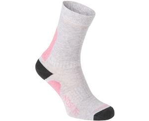 Craghoppers Womens/Ladies Advent Insect Repellent Knitted Ankle Socks - Sft Grey Mrl