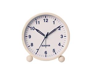 Creative Student Metal Alarm Clock - White