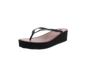 DKNY Womens Mar-Thong Wedge Sandals