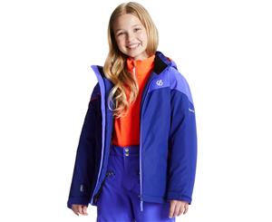 Dare 2b Girls Oath Water Repellent Hooded Ski Coat Jacket - Spctrm/SmPur