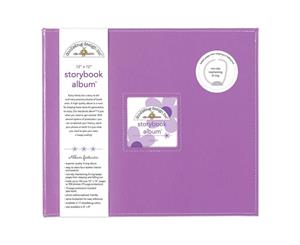 Doodlebug Storybook Album 12 inch X12 inch Lilac