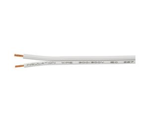 Doss 1M White Twin Power Cable