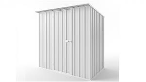 EasyShed S2315 Skillion Roof Garden Shed - Off White