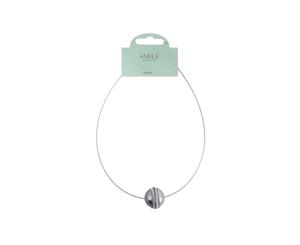 Fable Womens/Ladies Ball Necklace (Silver) - JW667