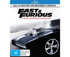 Fast & Furious 8 movie Collection Blu-ray Region B