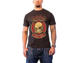 Five Finger Death Punch T Shirt Anniversary X Band Logo Official Mens - Black