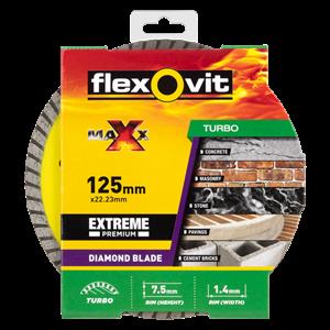 Flexovit 125 x 1.7 x 22.2 / 20mm Hard Stone And Tiler Cutter