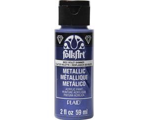 FolkArt - Metallic Acrylic Paint 2oz - Violet Shimmer