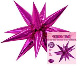 Glitz starburst Hot Pink 100cm