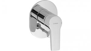 Hansa Twist Oval Shower or Bath Mixer with Diverter